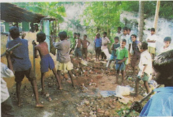Boys doing chores at the boys home boyshome2
